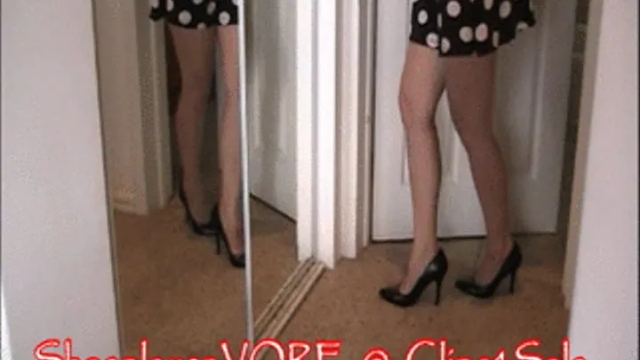 VORE: 2 girls in black high heels ~ Unseen