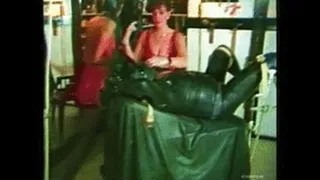 Rubber slave and slavegirl. ( clip)