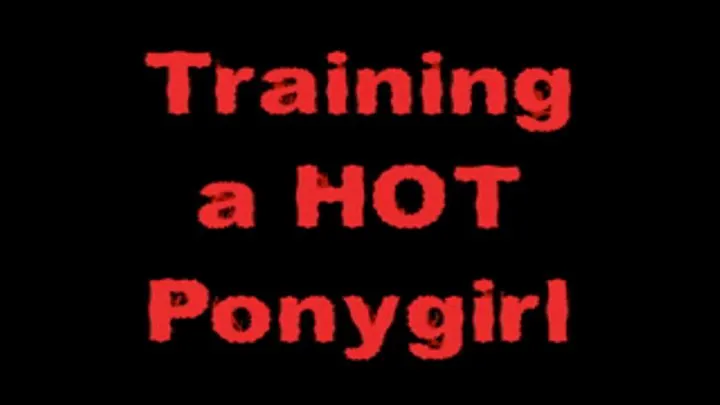 Prepared to be a ponygirl