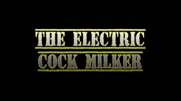 Electric Cock Milker