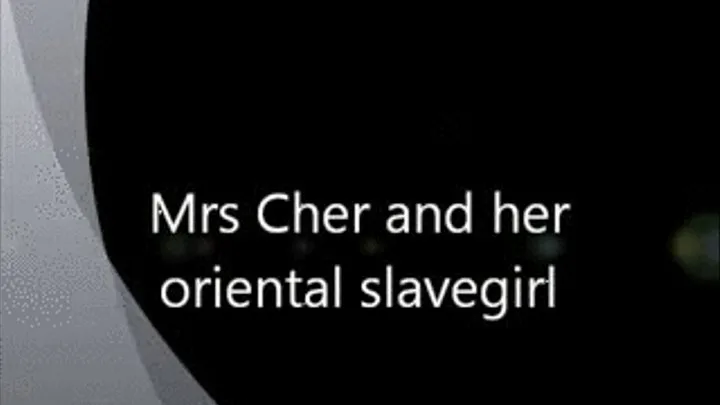 Mrs Cher stages a slavegir