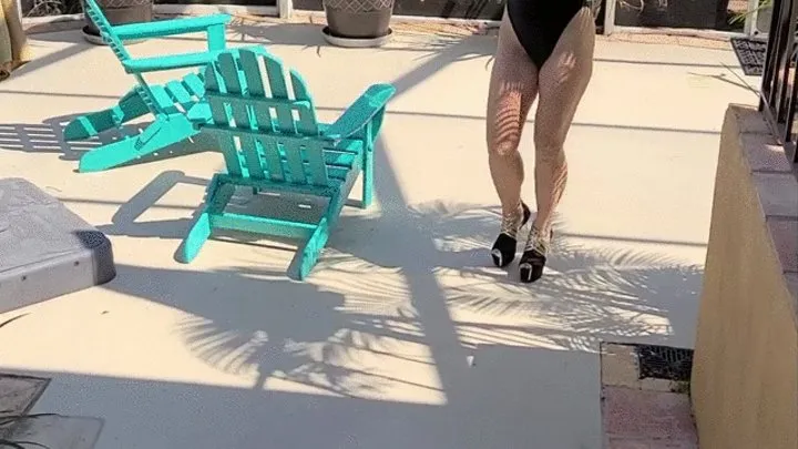 Outdoor Jerk off Instructions with Step-Momma!