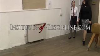 Naughty Trinity in the hall for punishment pt 3