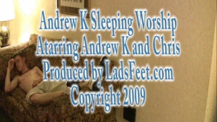 Andrew K Napping Foot Worship