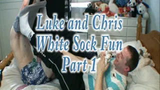 Luke & Chris White Sock Fun pt1