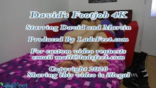 David's Footjob