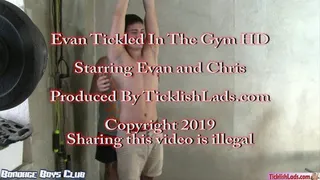Evan Tickled In The Gym