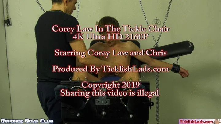 Corey Law In The Tickle Chair