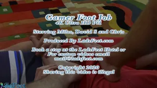 Gamer Foot Job Part 1
