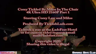 Corey Tickled By Milos Part 1