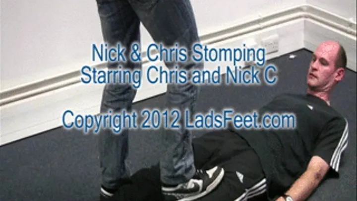 Chris and Nick C stomping on a guy