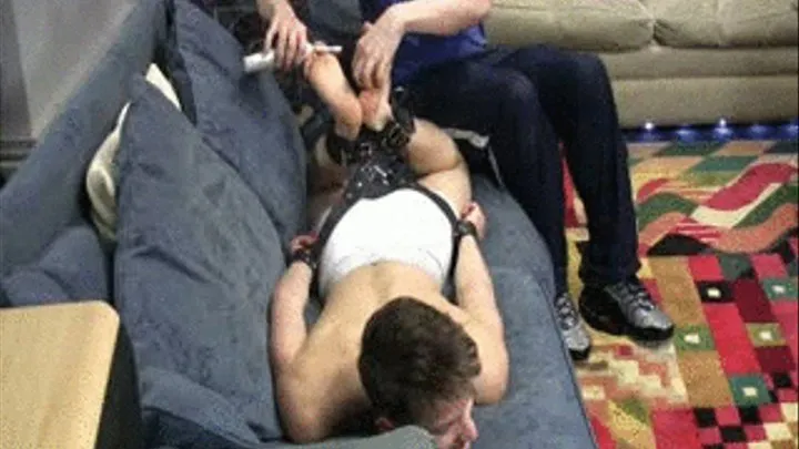 Ivan Hogtied On The Couch Being Tickled By Chris