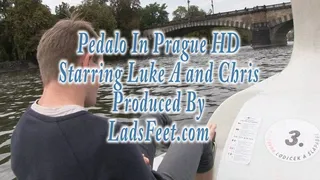 Pedalo On The River In Prague