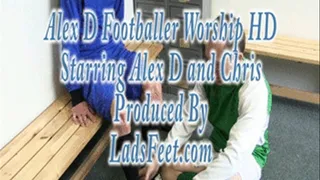 Alex D Footballer Foot Wank