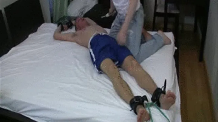 Patrick Tied To The Bed Being Tickled By Chris Part 2