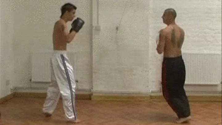 Matt M And Jim Boxing Barefoot