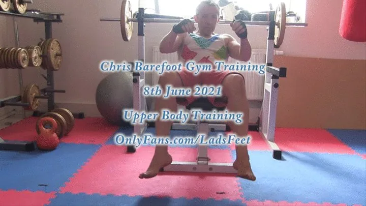 Chris Barefoot Gym Workout Arms