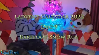 Ladvent Calendar 2022 9th Dec Barefoot Snow Run