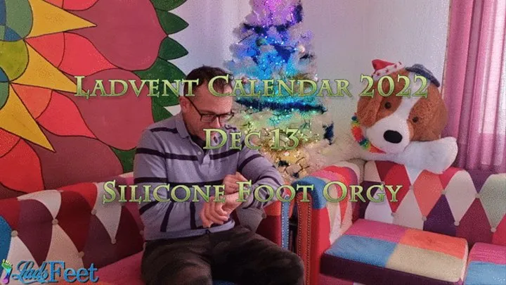 Ladvent Calendar 2022 13th Dec Silicone Foot Orgy