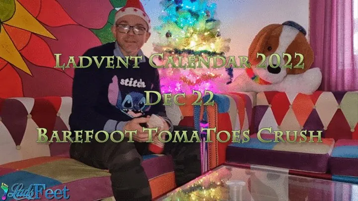 Ladvent Calendar 2022 22nd Dec Barefoot TomaToes Squashing