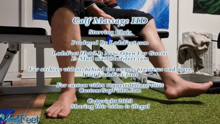 Calf Massage After Barefoot Running