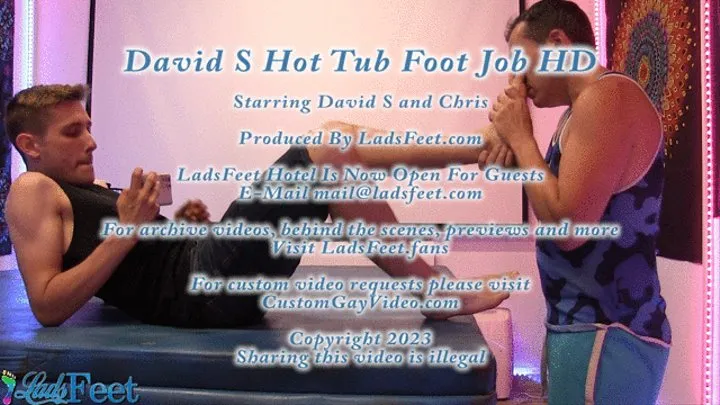 David S Hot Tub Foot Job