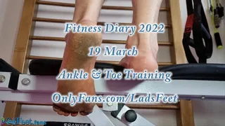 Barefoot Fitness Diary 19th March 2022