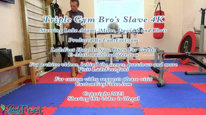 Triple Gym Bro's Slave