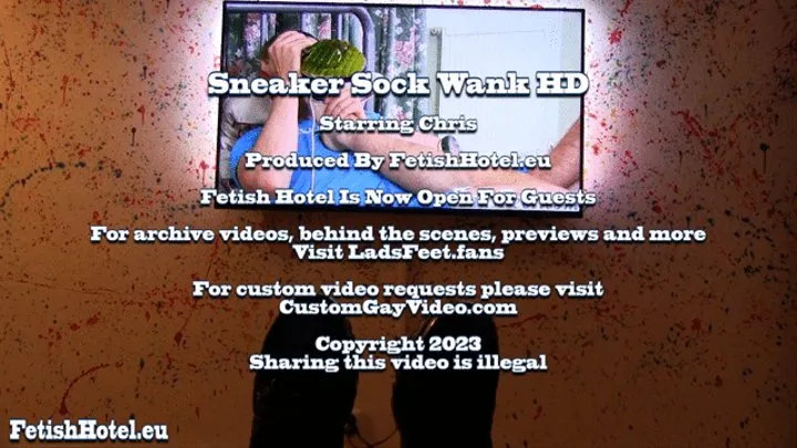 Sneaker Sock Wank