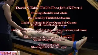 David S Table Tickle Foot Job Part 1