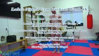 Luke Naked Gym Workout Wank