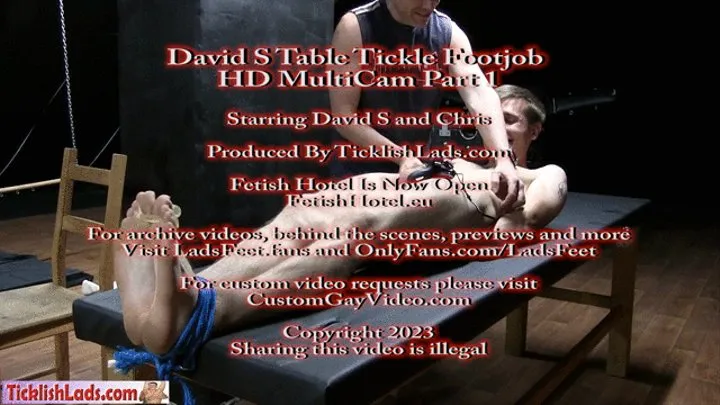 David S Table Tickle Foot Job MultiCam Part 1