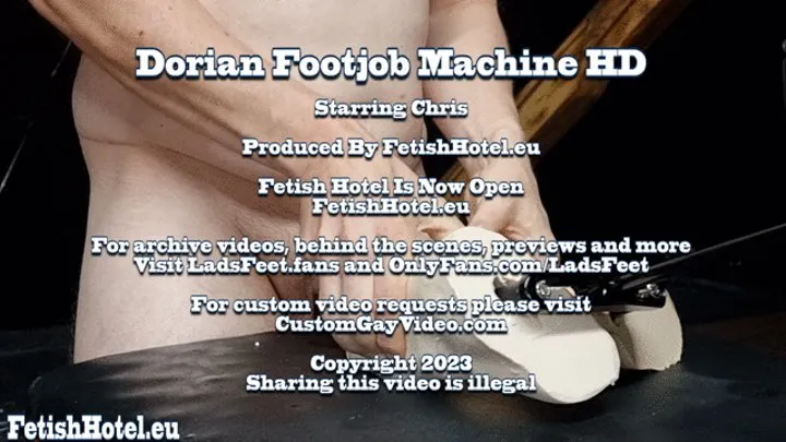 Dorian Footjob Machine