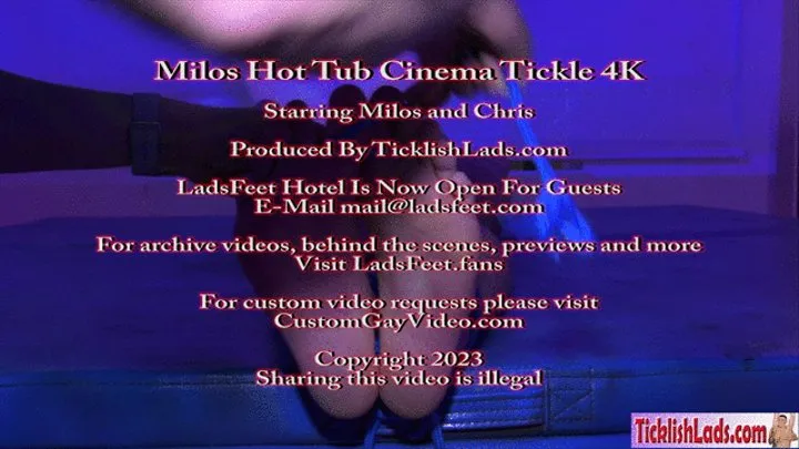 Milos Hot Tub Cinema Tickle