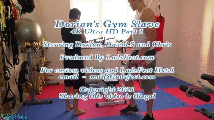 Dorian's Gym Slave Video 25 Mins