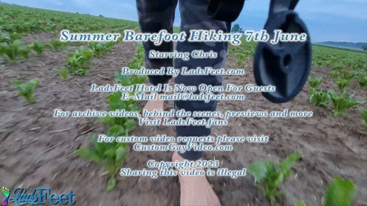 Summer Barefoot Hiking 5th June 2023