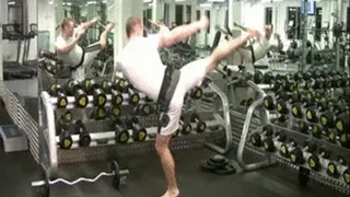 Nick C Barefoot Gym Training
