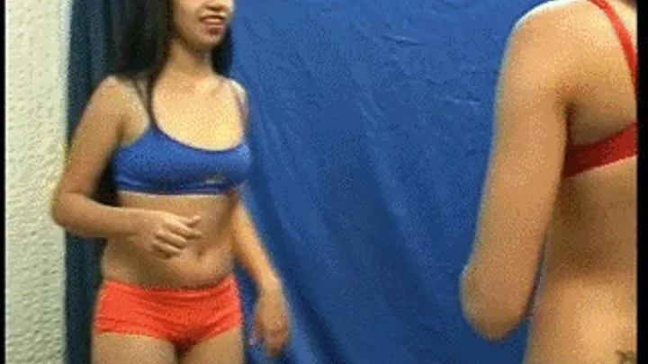 BELLY PUNCHING CONTEST - ALYCIA vs CAROLYNE