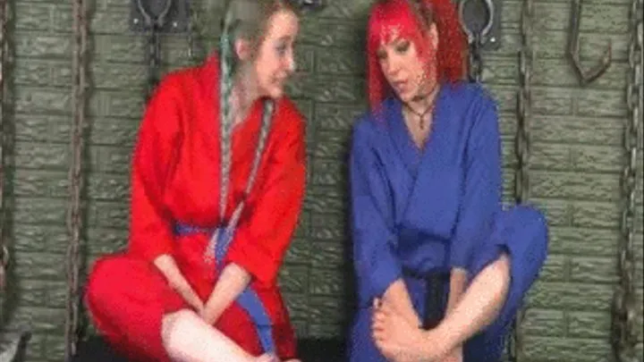 Empress Indi & Goddess Athena in Karateka Filthy Soles (Full Version)