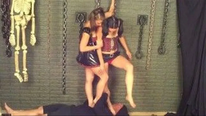 Mistress Skylar & Mistress Shay in Throatstanding