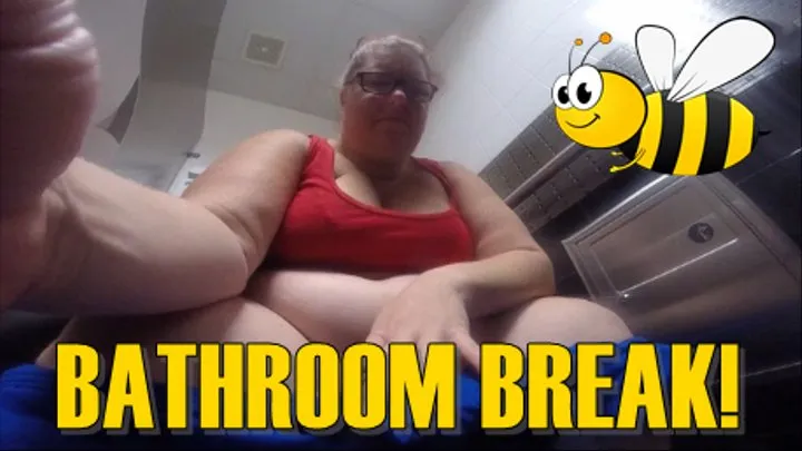 Honey Bee Public Bathroom Break