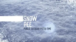 SNOW PEE - OUTDOOR PUBLIC BATHROOM