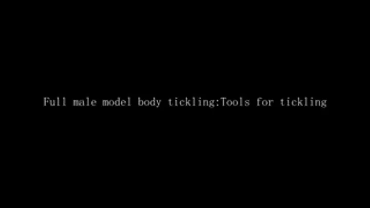 Full male body tickling - Tickling tools