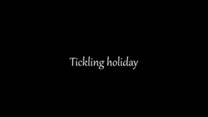 Tickling holiday with Atina and Huanita