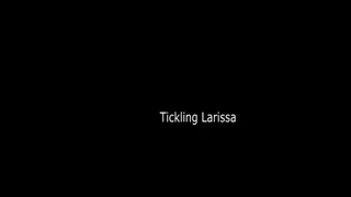 Tickling sensitive Larissa