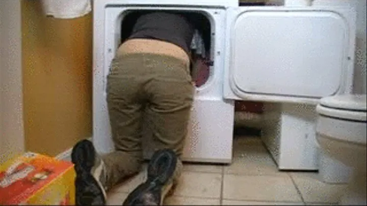 APRIL GETS STUCK IN DRYER OH MY!