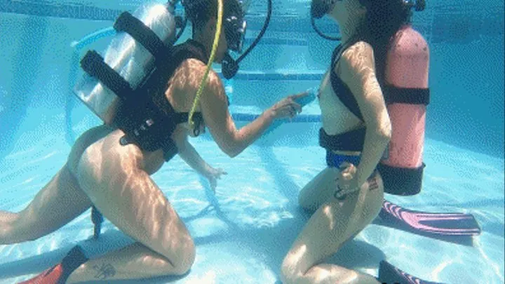 Carissa and Sushii Dive Together continued