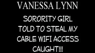 Vanessa Lynn Cable TV Thief!