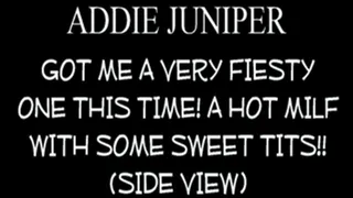 Addie Juniper Bound Orgasm! {SIDEVIEW}