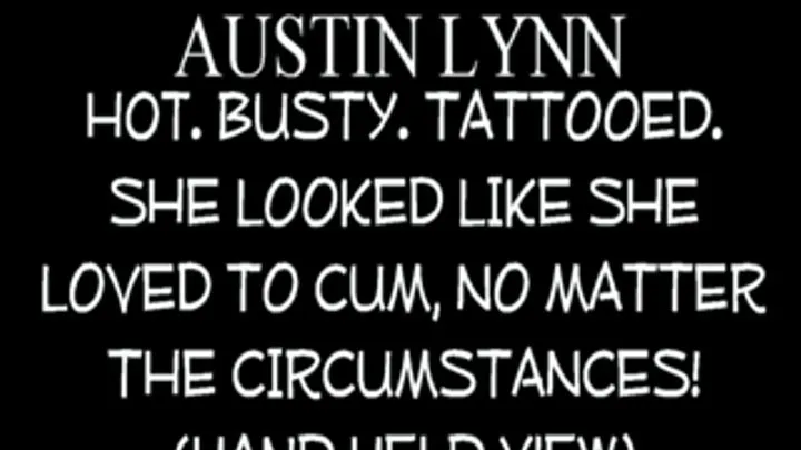 Austin Lynn Coerced Into Orgasm! {Side View}